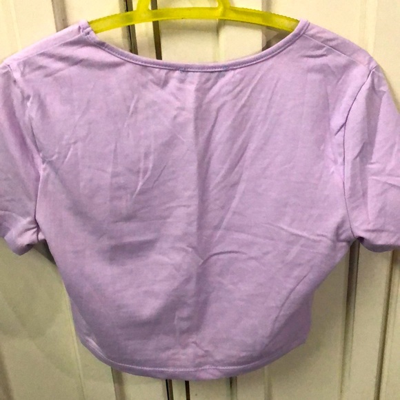 Lilac crop tee - Picture 4 of 4